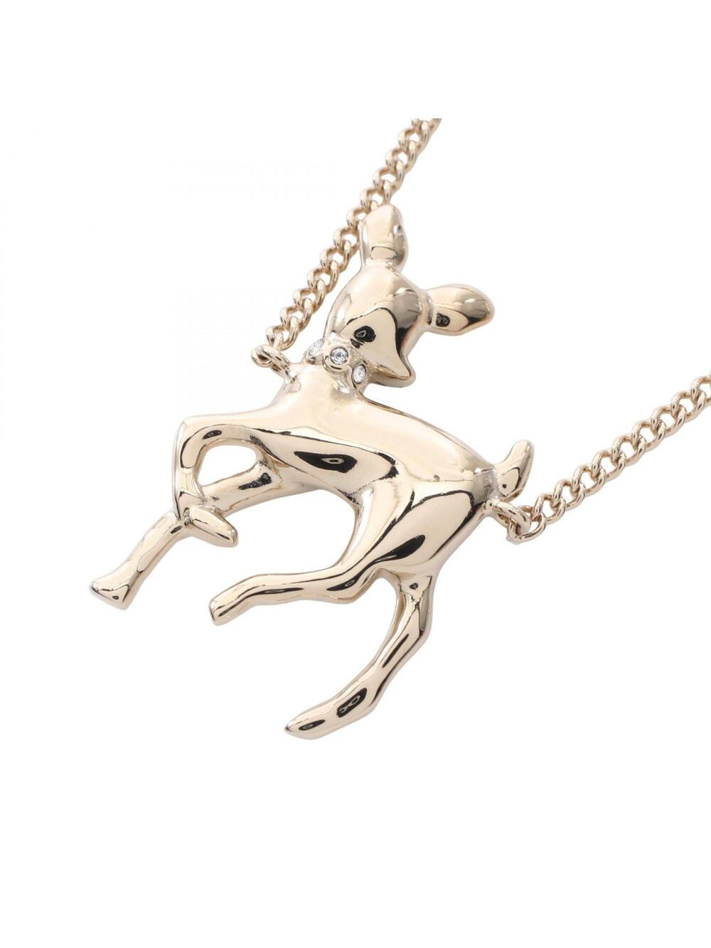 Chanel Cc Logo Pendant Necklace Metal #275898C14B - Picture 2 of 7